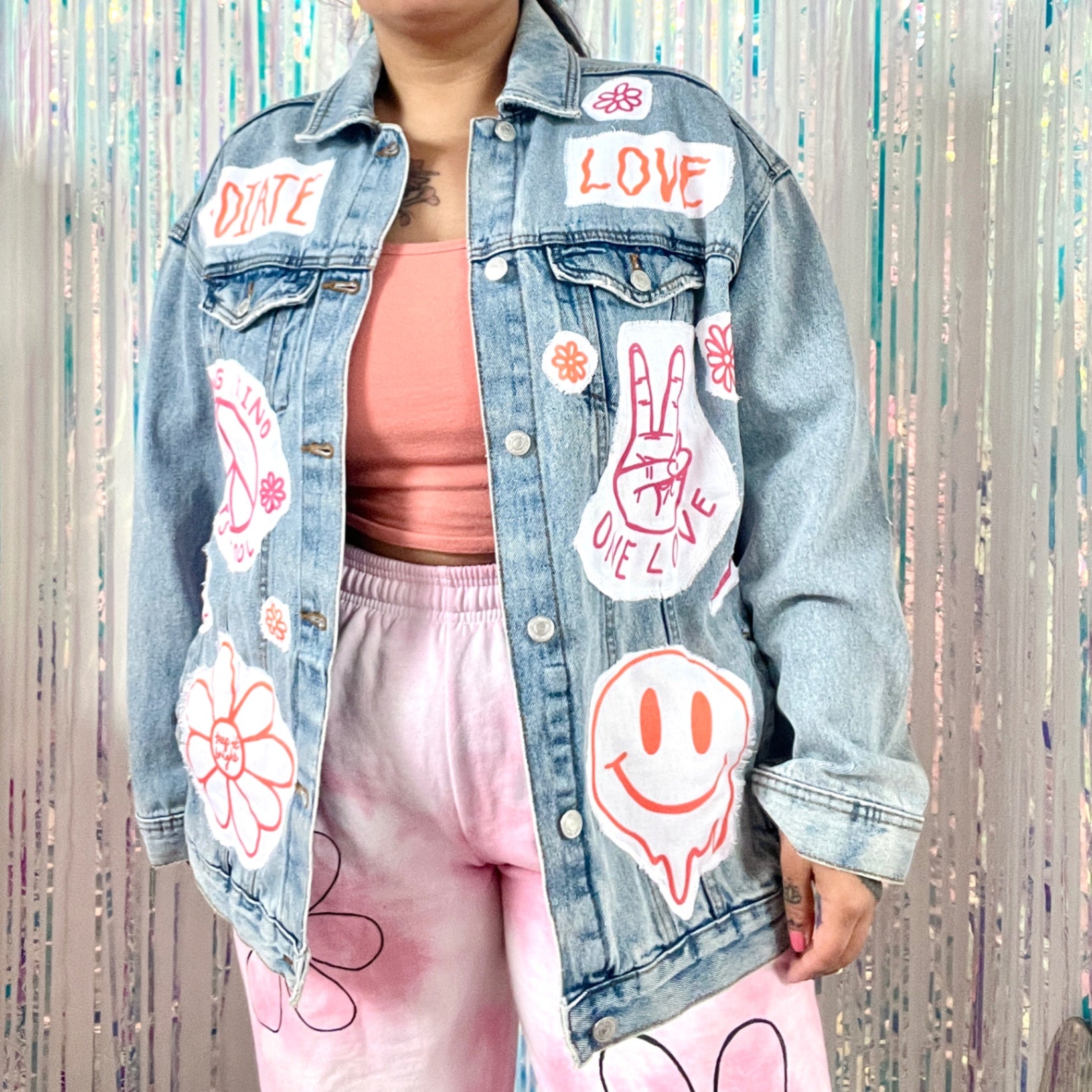 Hippie Heart denim jacket - 2