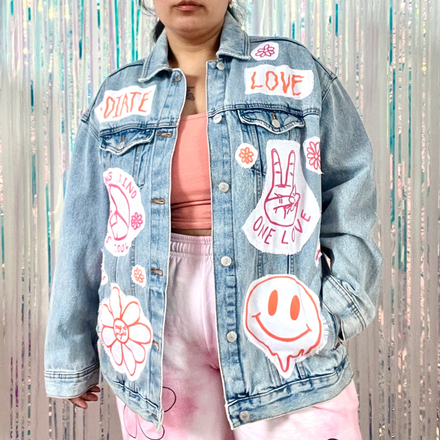 Hippie Heart denim jacket - 2