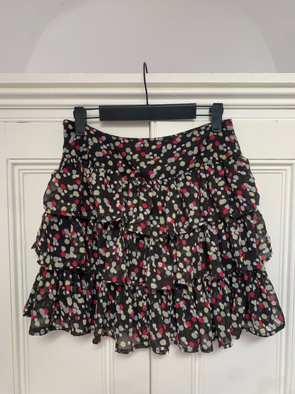 vintage 3 suisses polka dot rara skirt