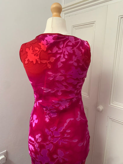 vintage monsoon silk dress 