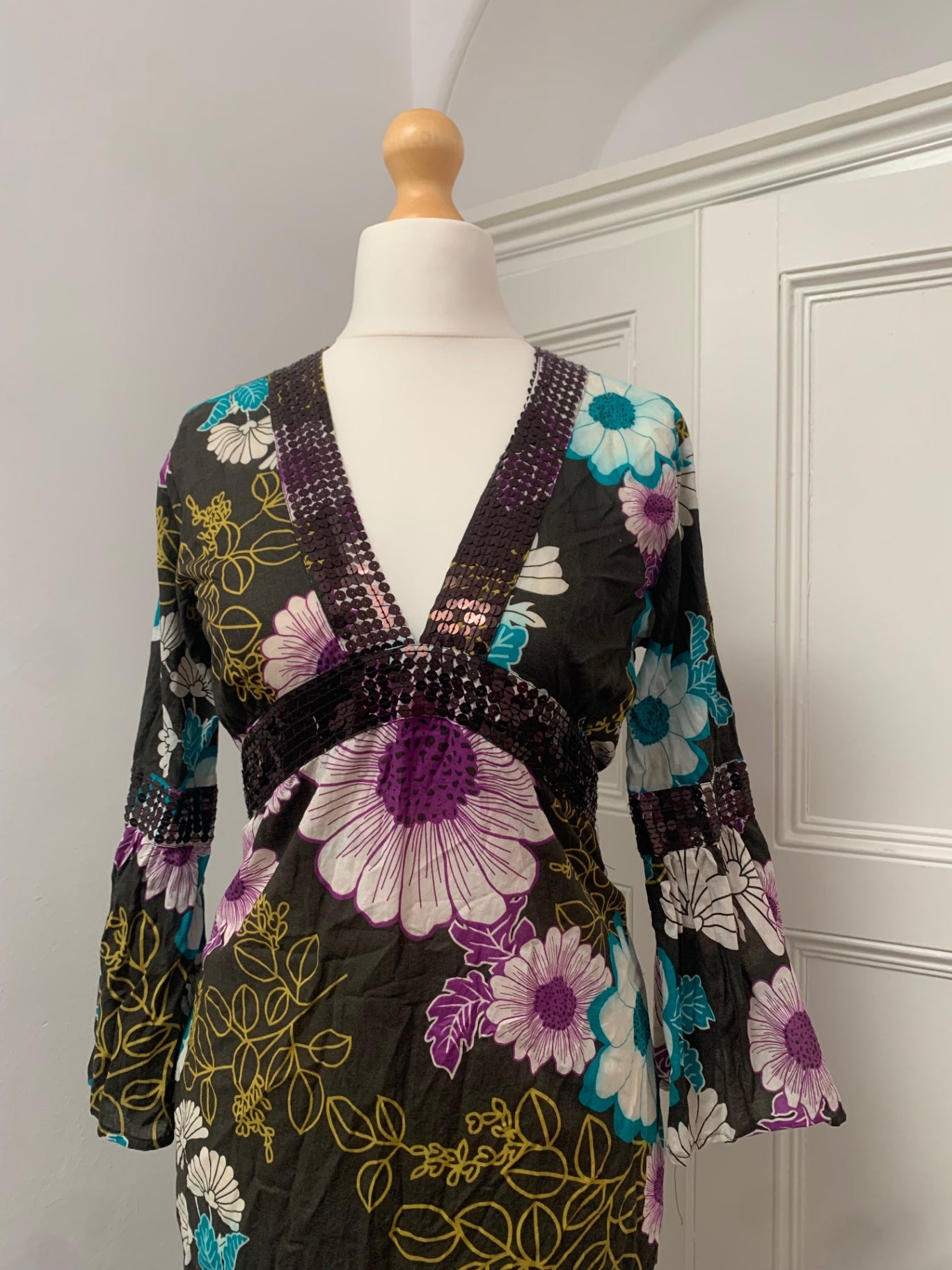 100% cotton vintage new look dress 