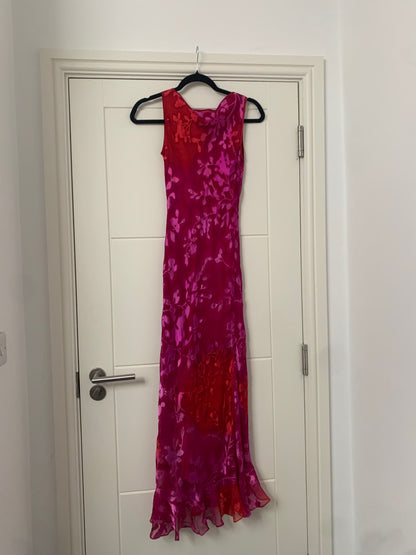 vintage monsoon silk dress 