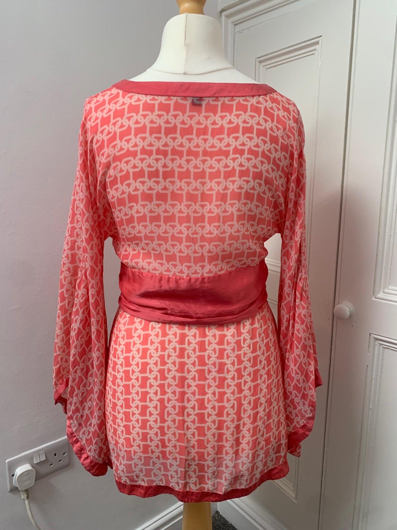 vintage bebe silk top