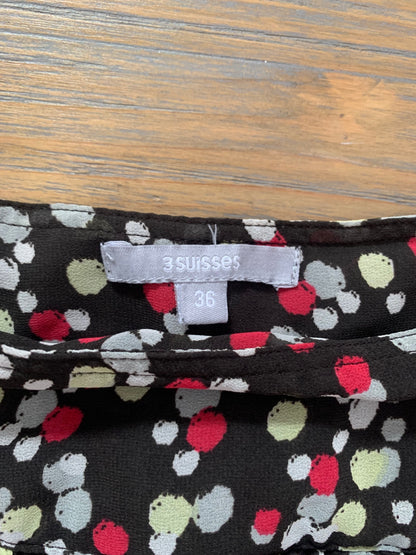 vintage 3 suisses polka dot rara skirt