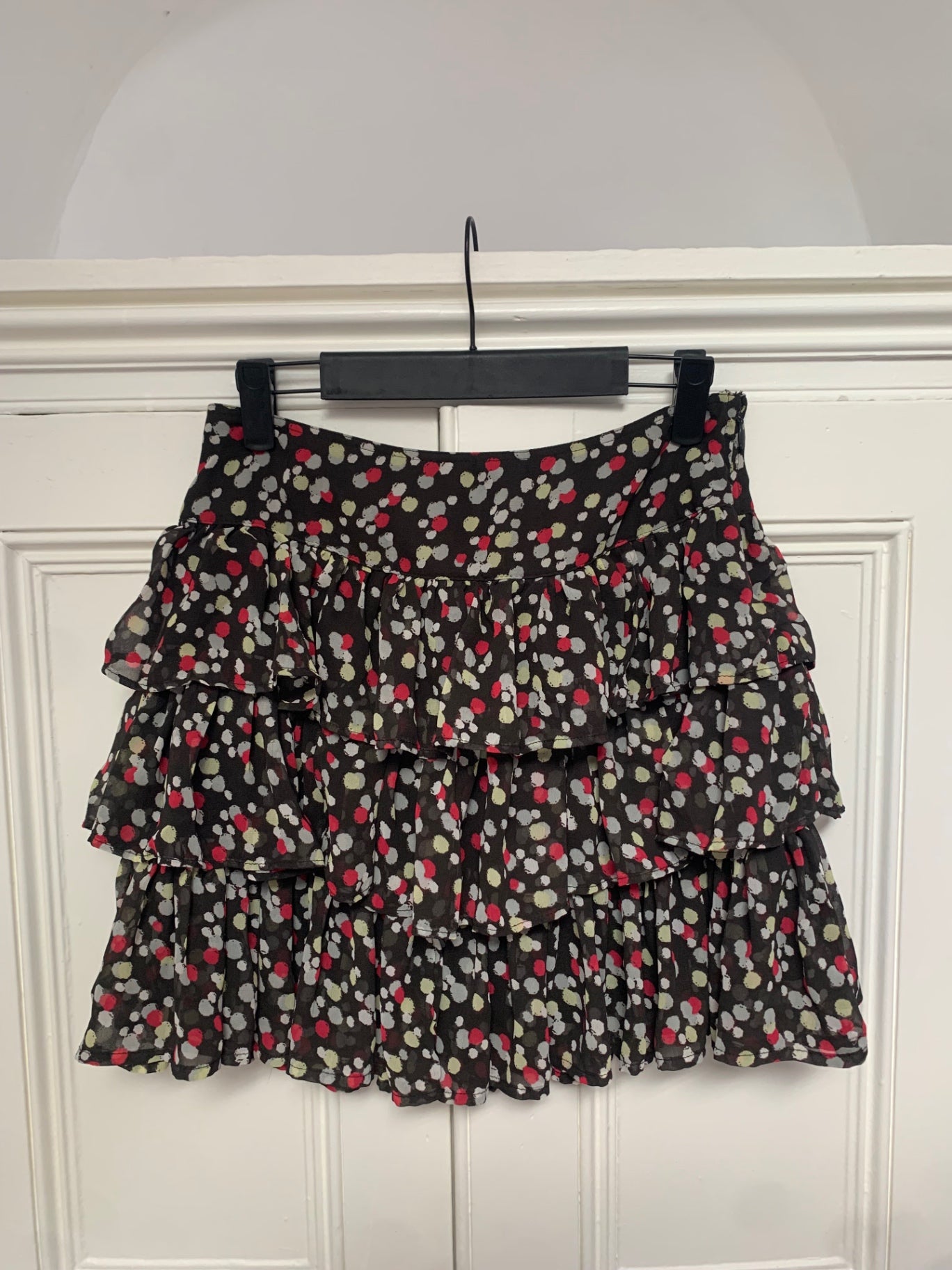 vintage 3 suisses polka dot rara skirt