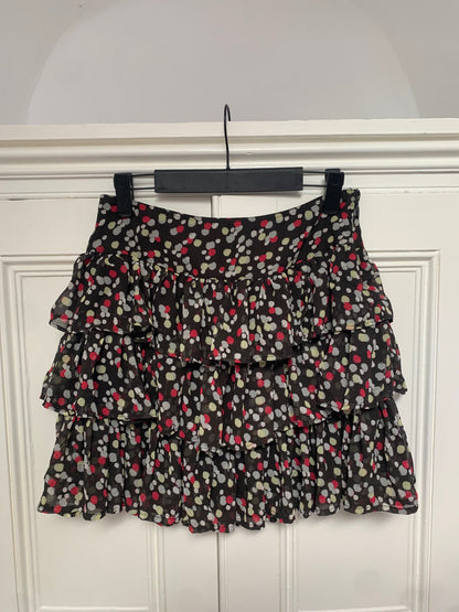 vintage 3 suisses polka dot rara skirt