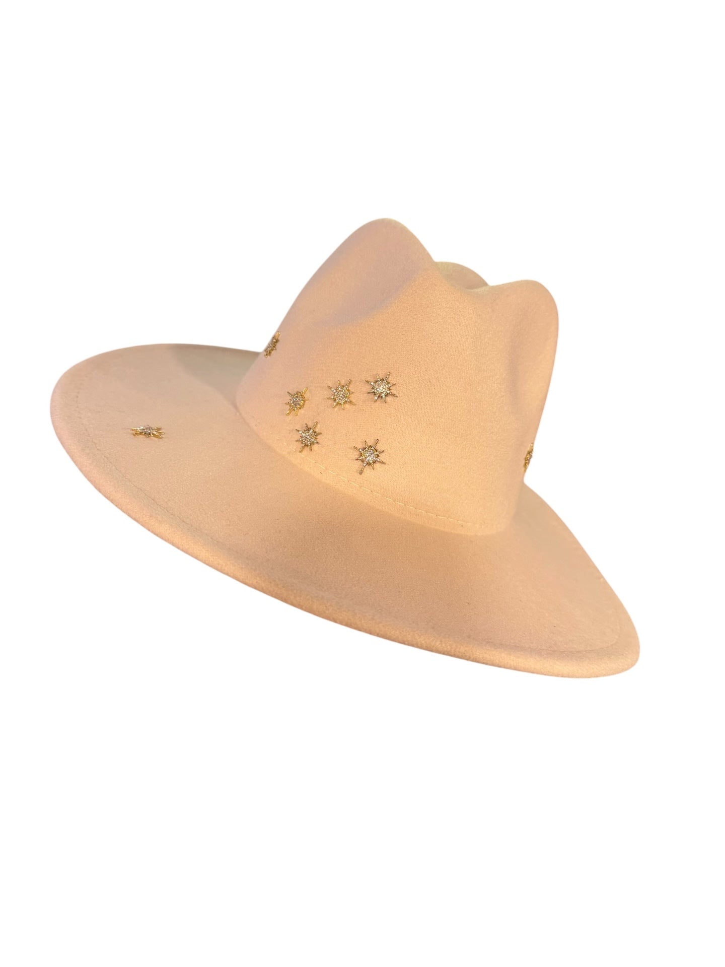 Starlight Cream Fedora Adjustable 