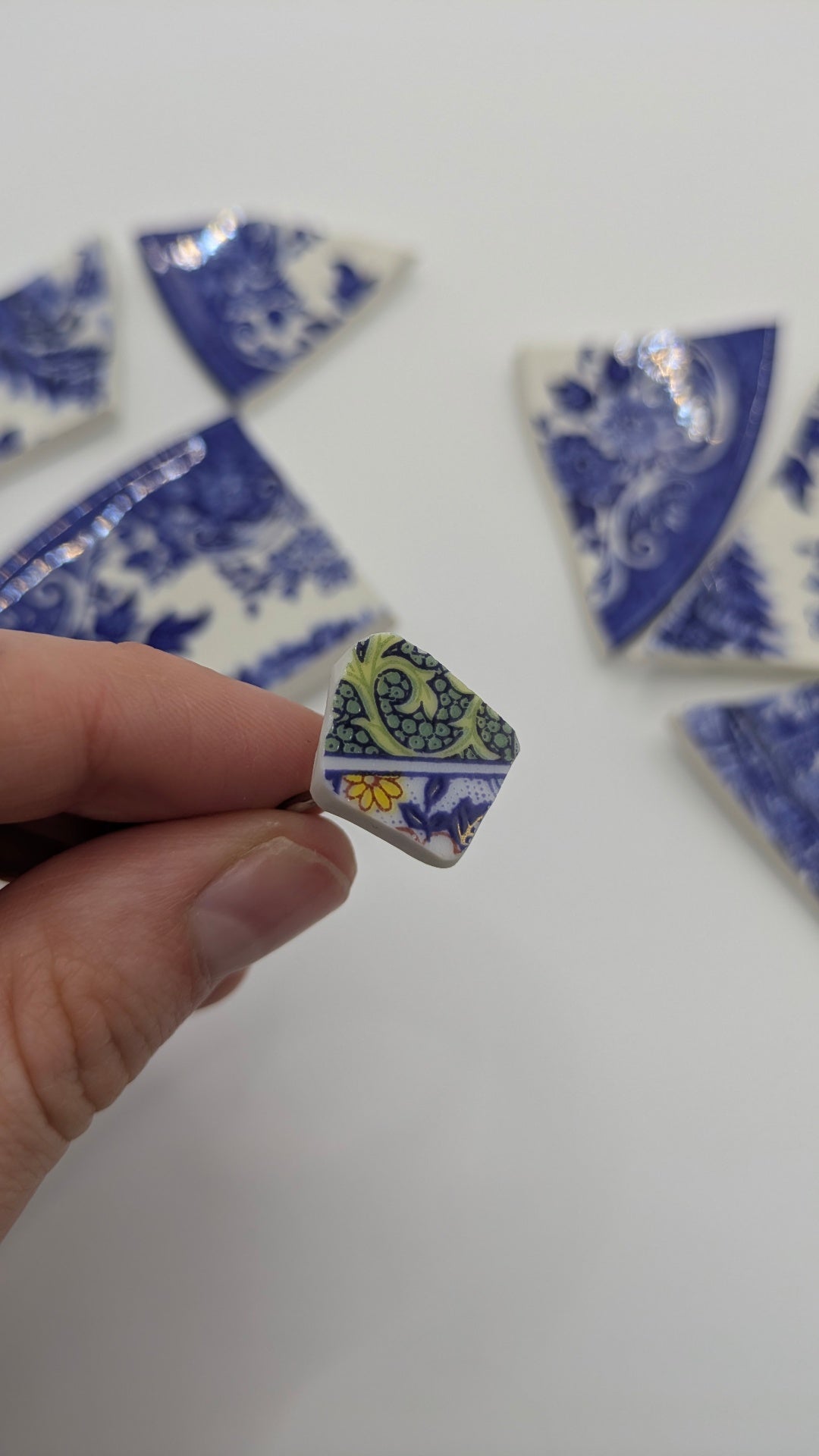 Adjustable Ring | Handmade from Vintage Plates 