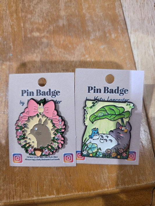 Anime pin badge