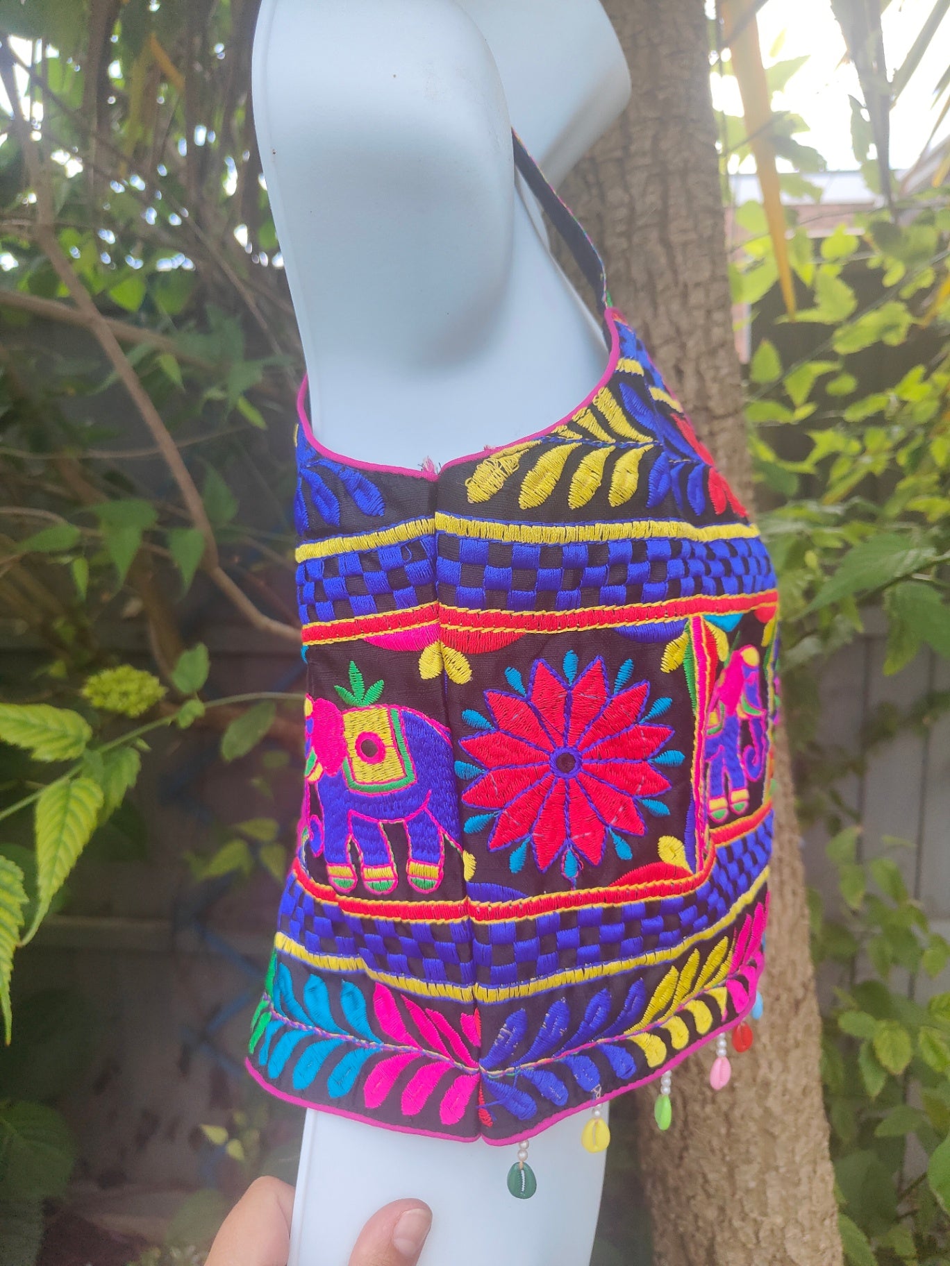 Flora corset style cropped top