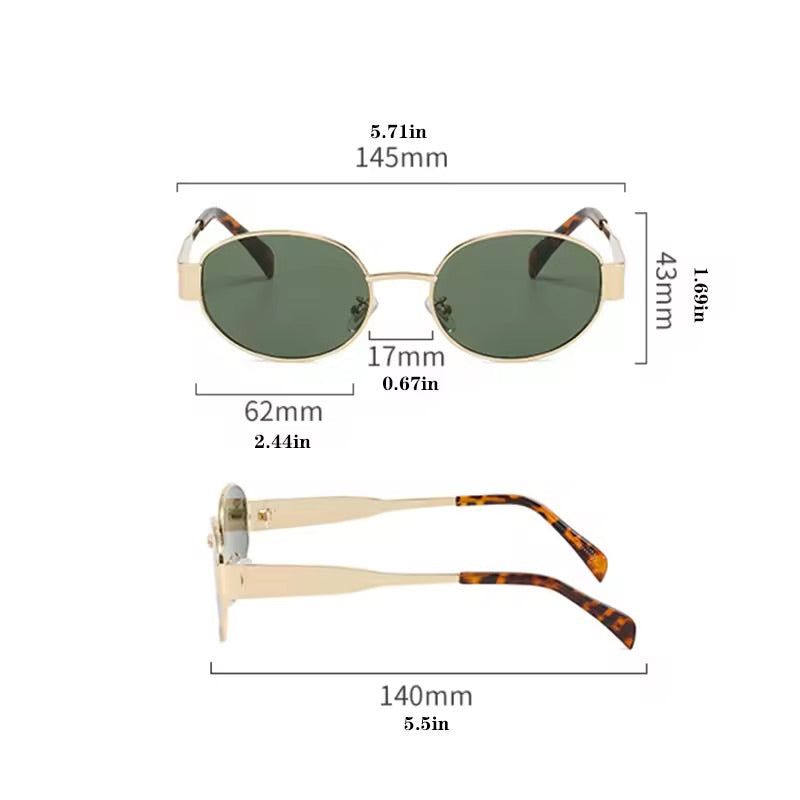 Elara Round Sunglasses Silver