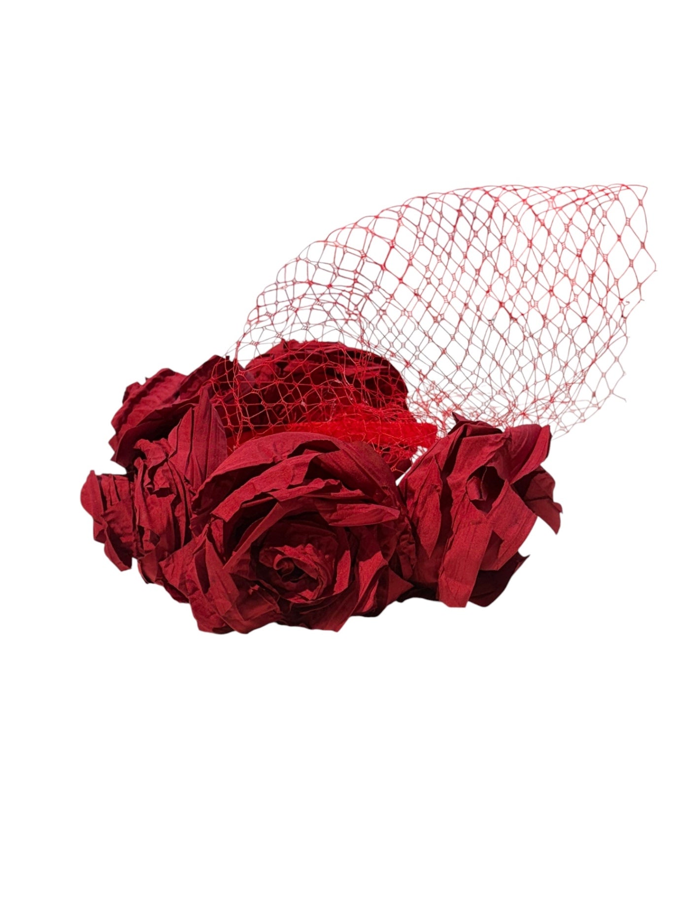 Red Rose Netted Headband 