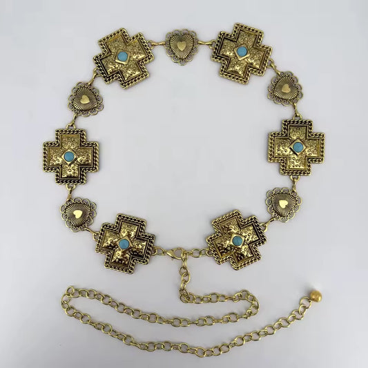 Gold Pilgrim Chain Belt 