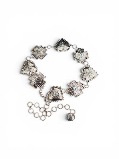 Silver Nomad Chain Belt