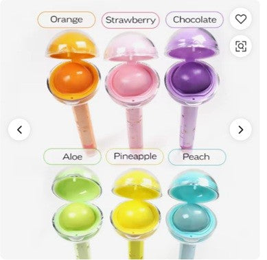 Lollipop Lip Balm & Lip Gloss Duo - Kawaii Lip Care Gift