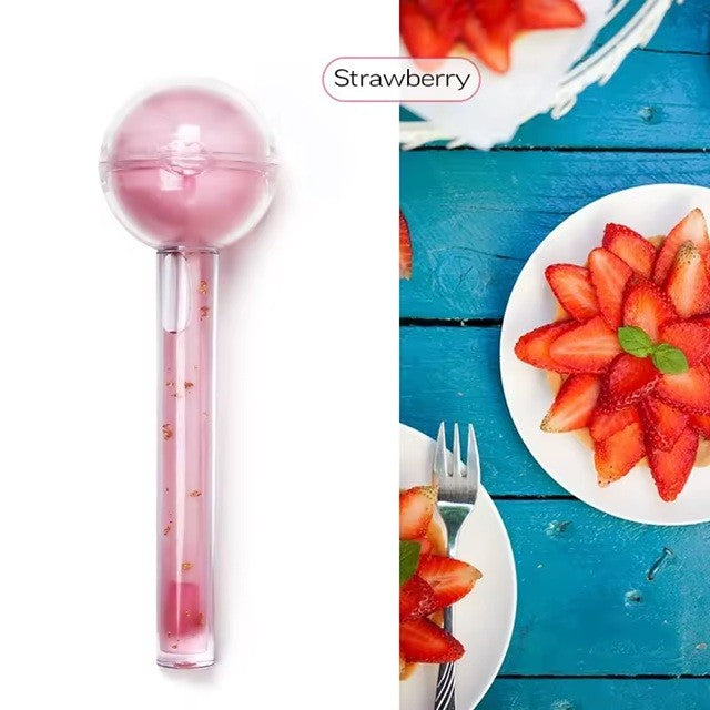 Lollipop Lip Balm & Lip Gloss Duo - Kawaii Lip Care Gift