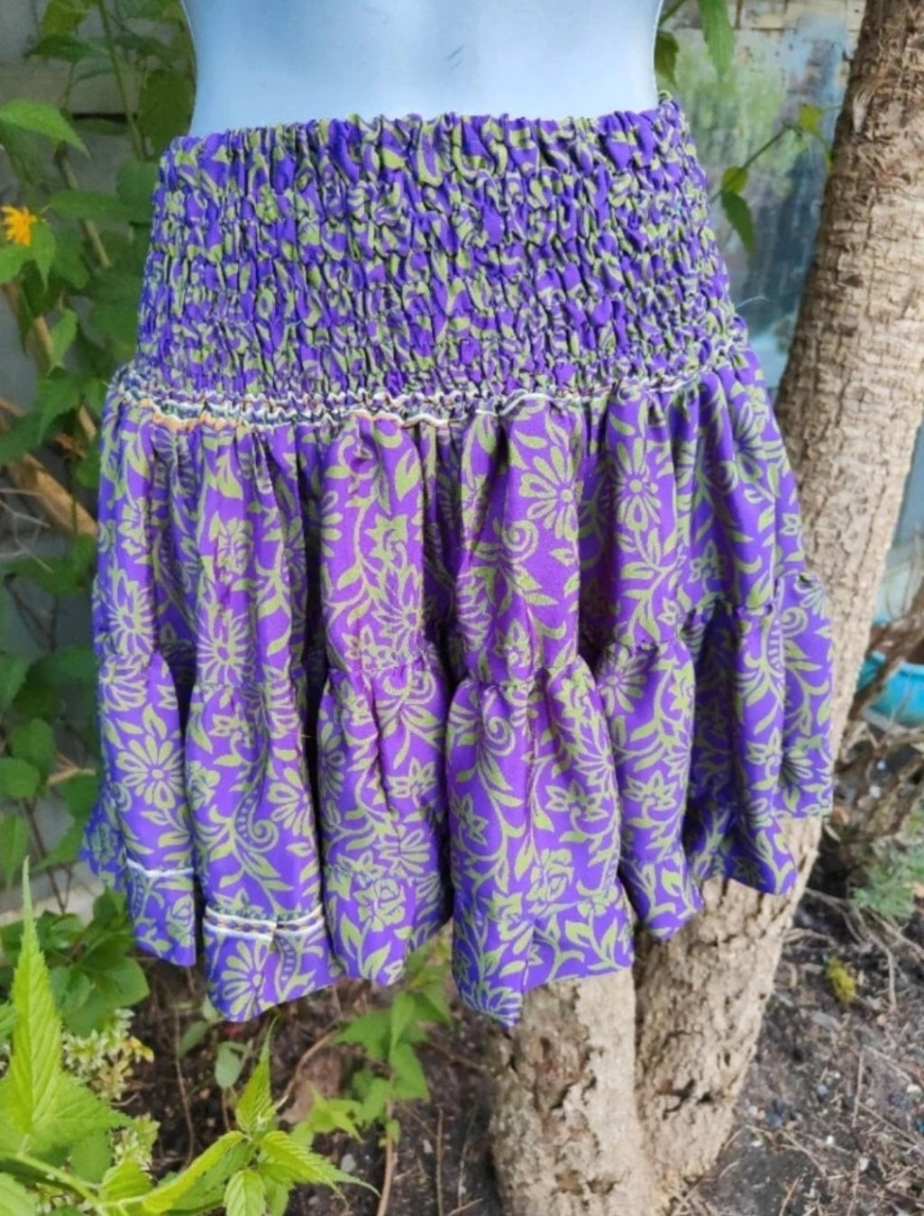 Stevie co ord set tie top & skirt