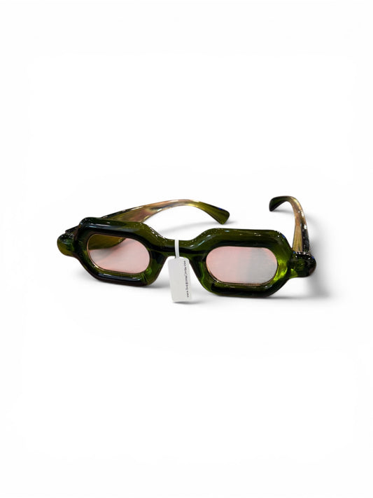 Chunky Green Sunglasses