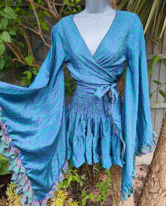 Stevie co ord - tie top & skirt 