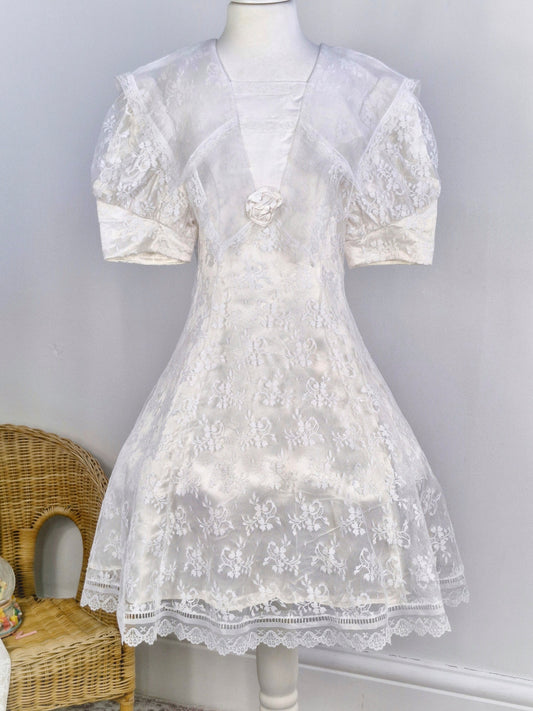 7-8 years, vintage Jessica Mcclintock dress