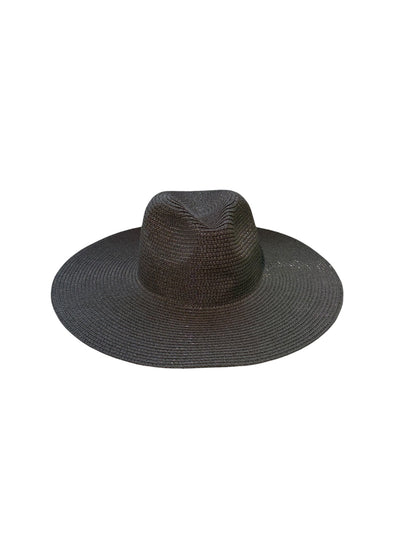 Bendable and Packable Floppy Fedora in Black