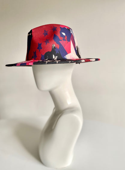 All Stars Felt Fedora Adjustable 