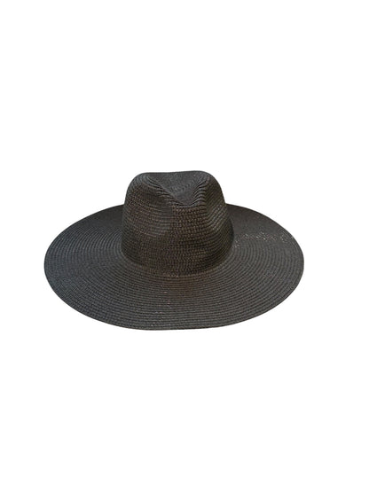 Bendable and Packable Floppy Fedora in Black