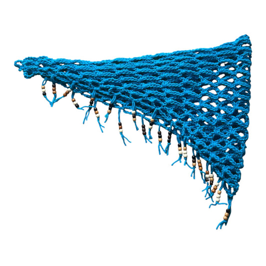 Blue wrap around skirt 