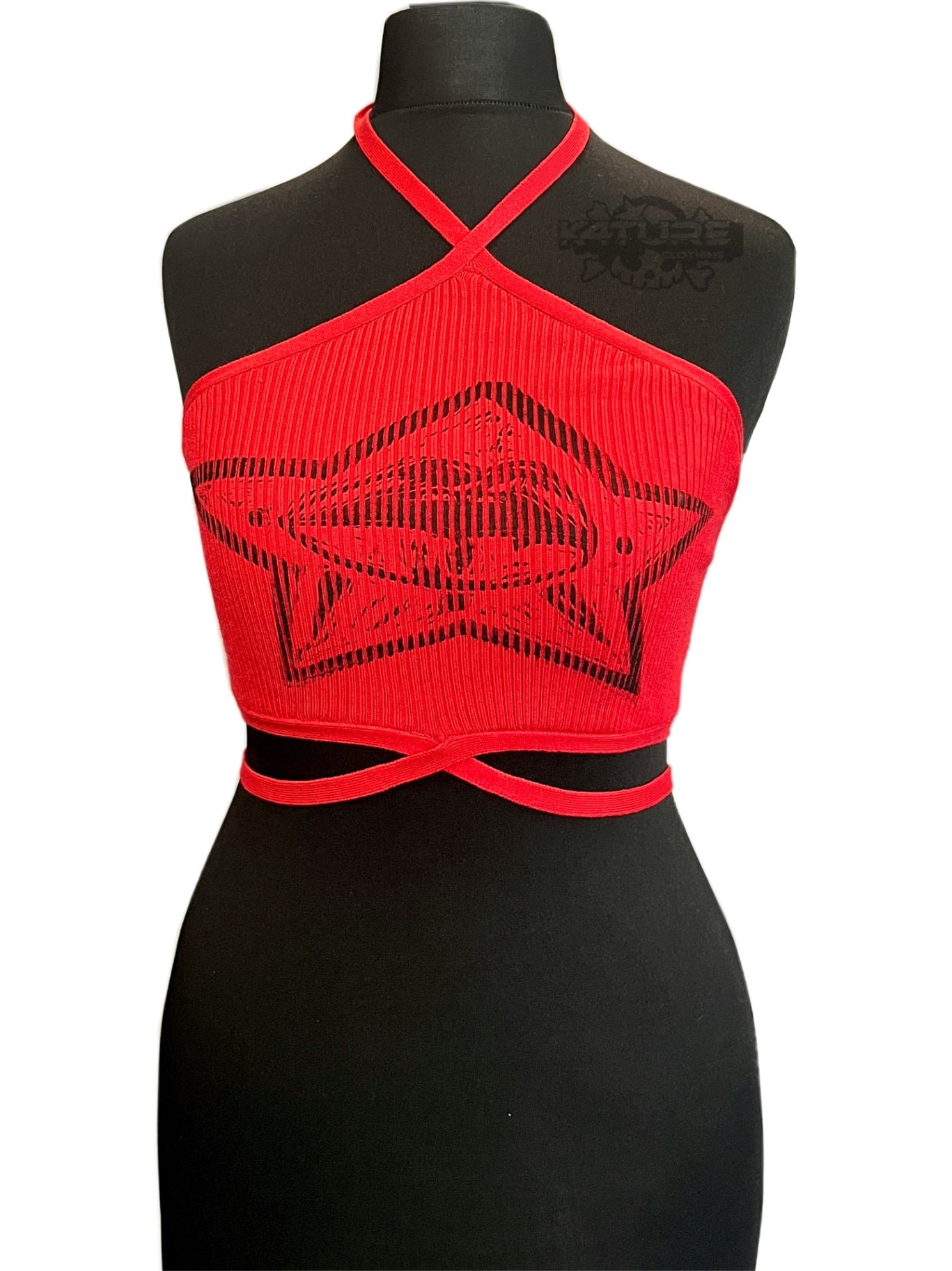 K4TURE red halterneck