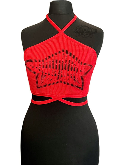 K4TURE red halterneck