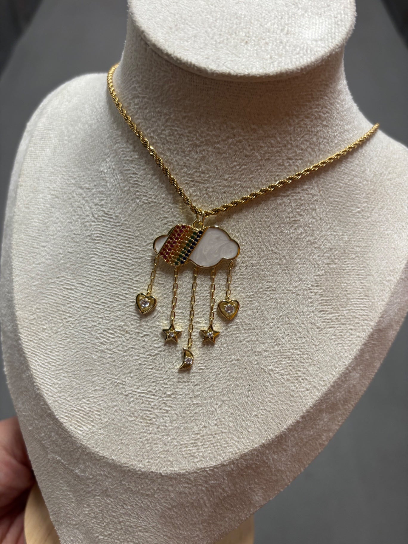 Rainbow dreams necklace  