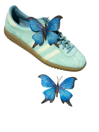 Butterfly Shoe Clips Blue