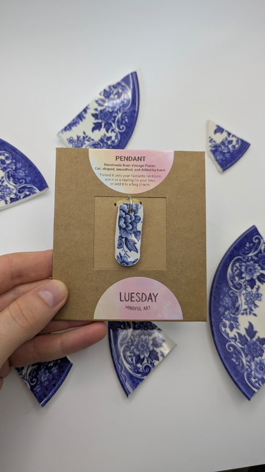 Pendant | Made from Vintage Plates