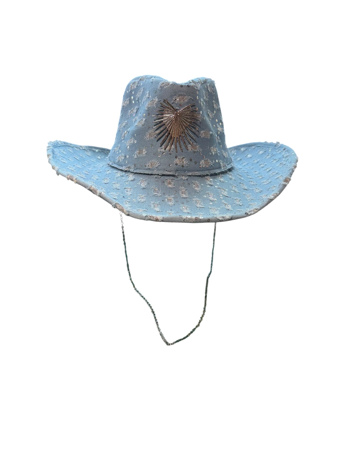 Deco Denim Cowboy Hat Light