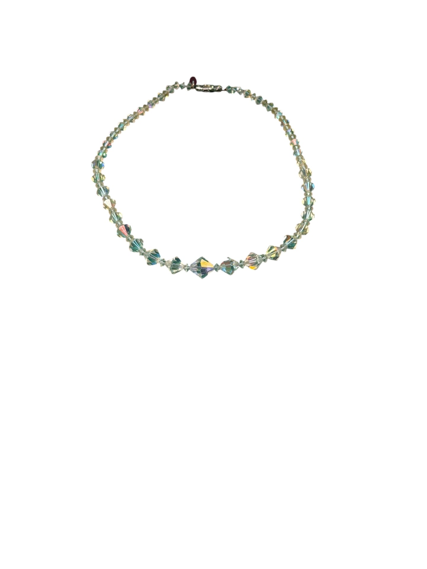 Vintage Austrian Crystal Bead Vintage Collar Necklace