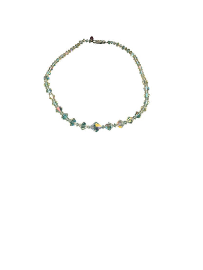 Vintage Austrian Crystal Bead Vintage Collar Necklace