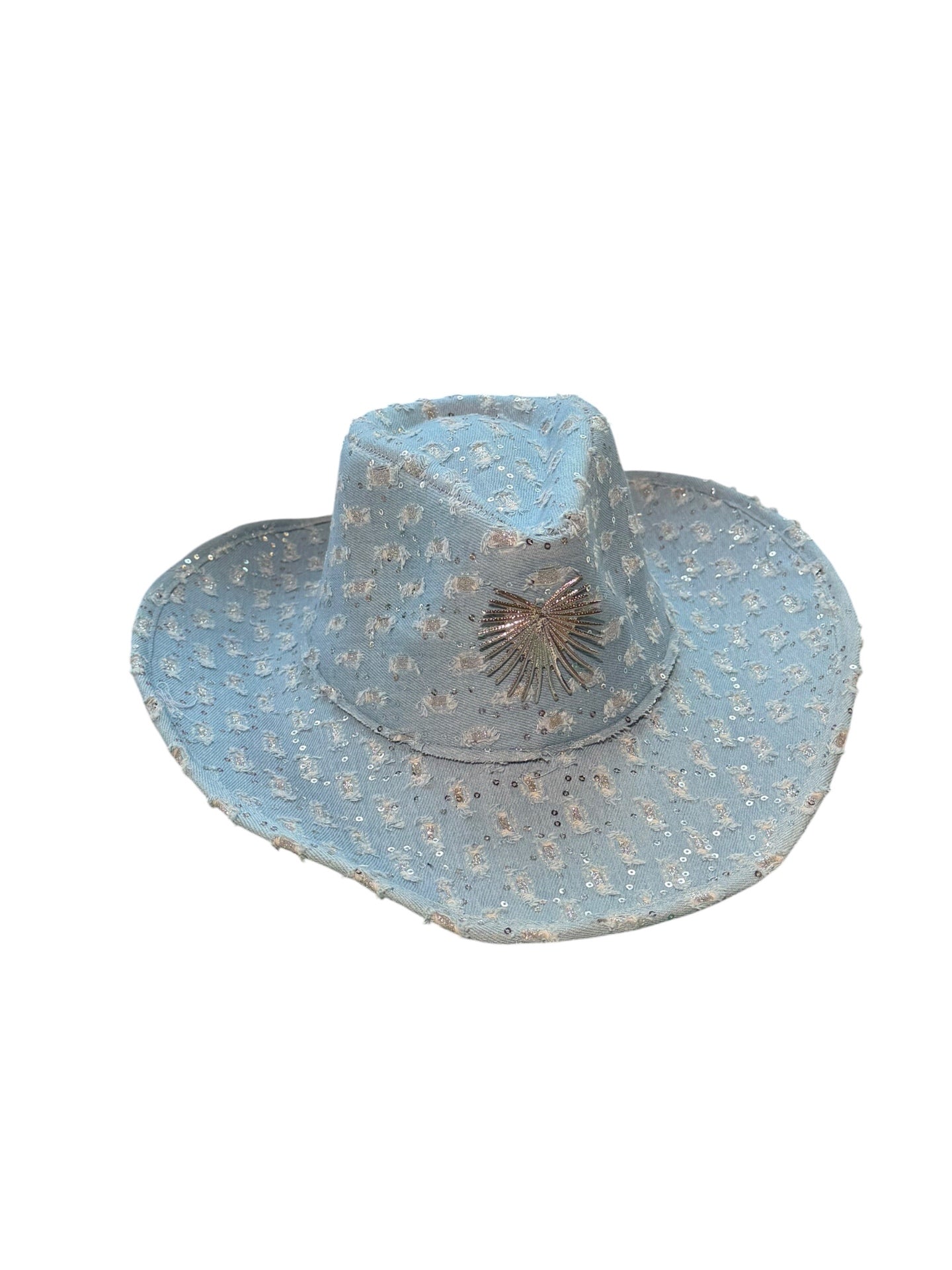 Deco Denim Cowboy Hat Light