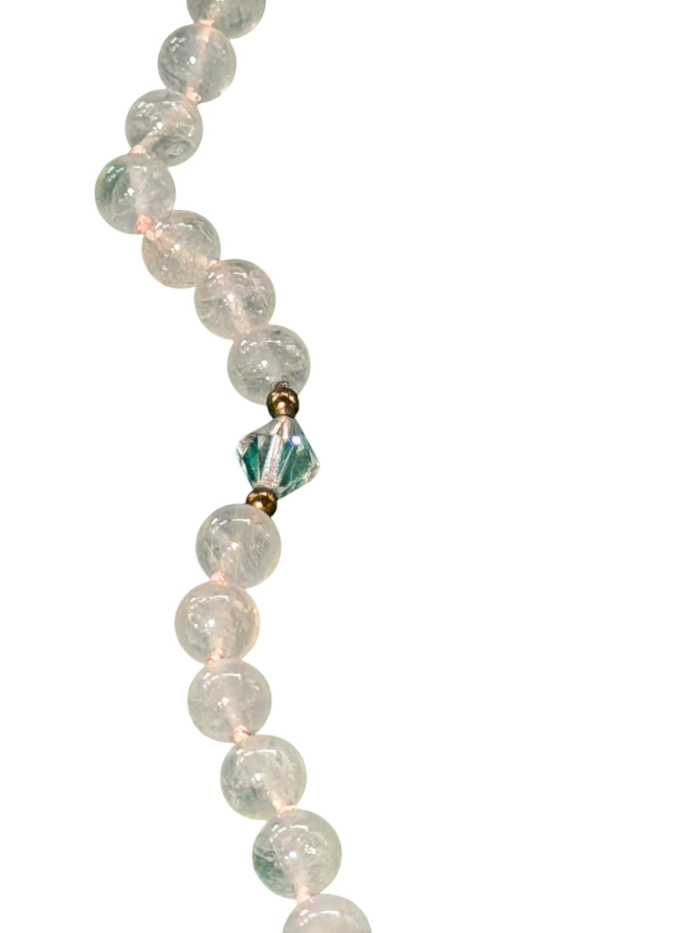 Rose Quartz Bead Necklace