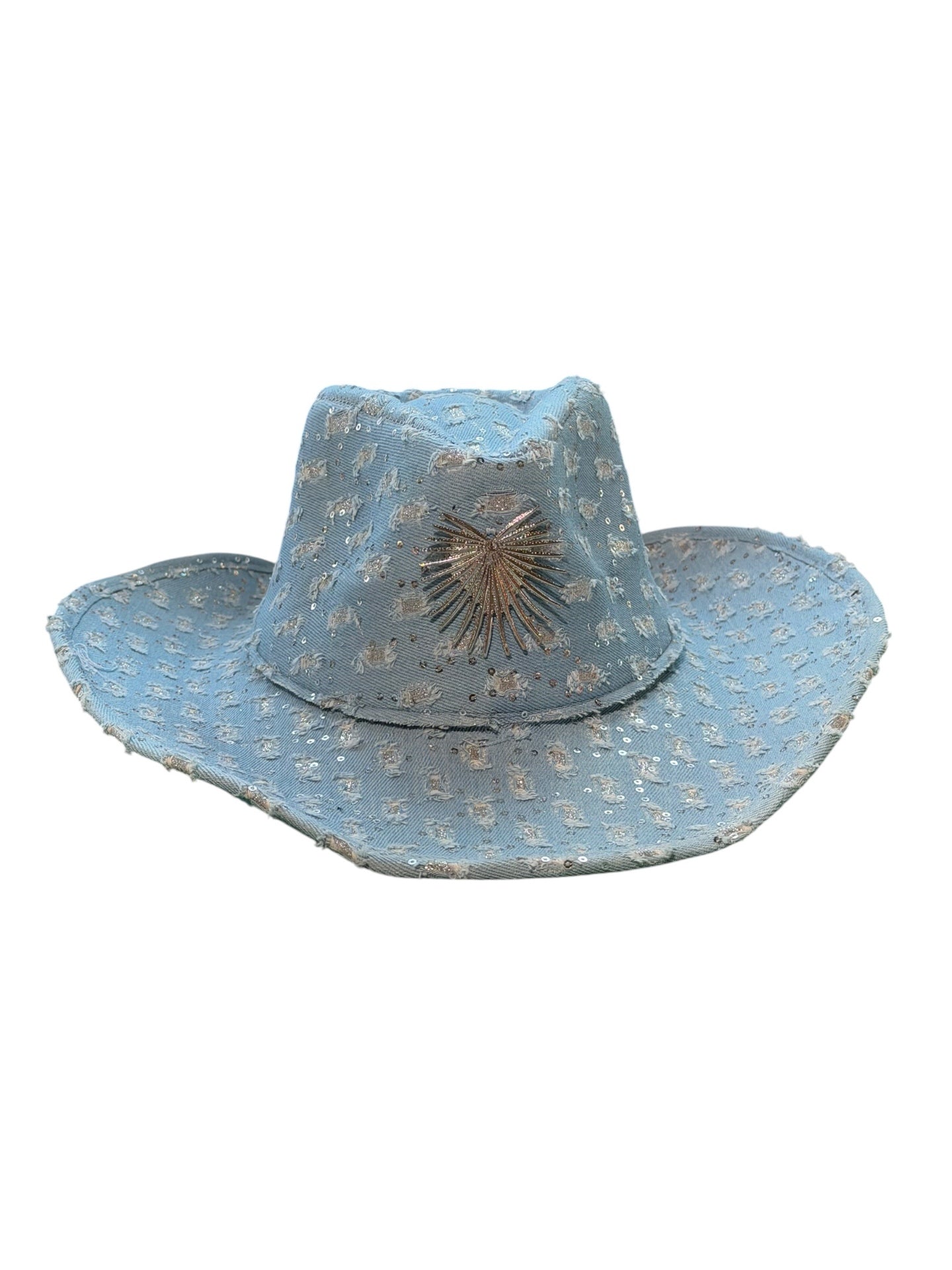 Deco Denim Cowboy Hat Light