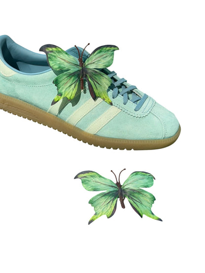Butterfly Shoe Clips Green