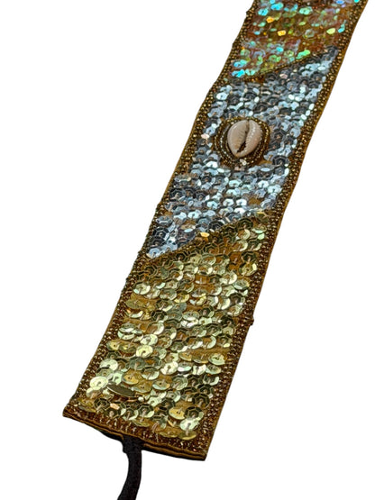 Vintage Sequin Shell Belt
