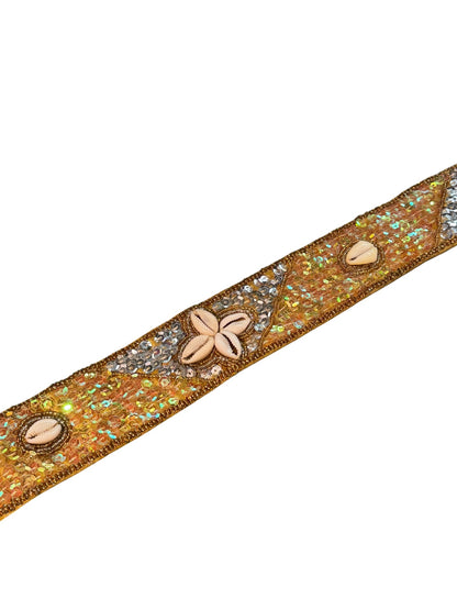Vintage Sequin Shell Belt