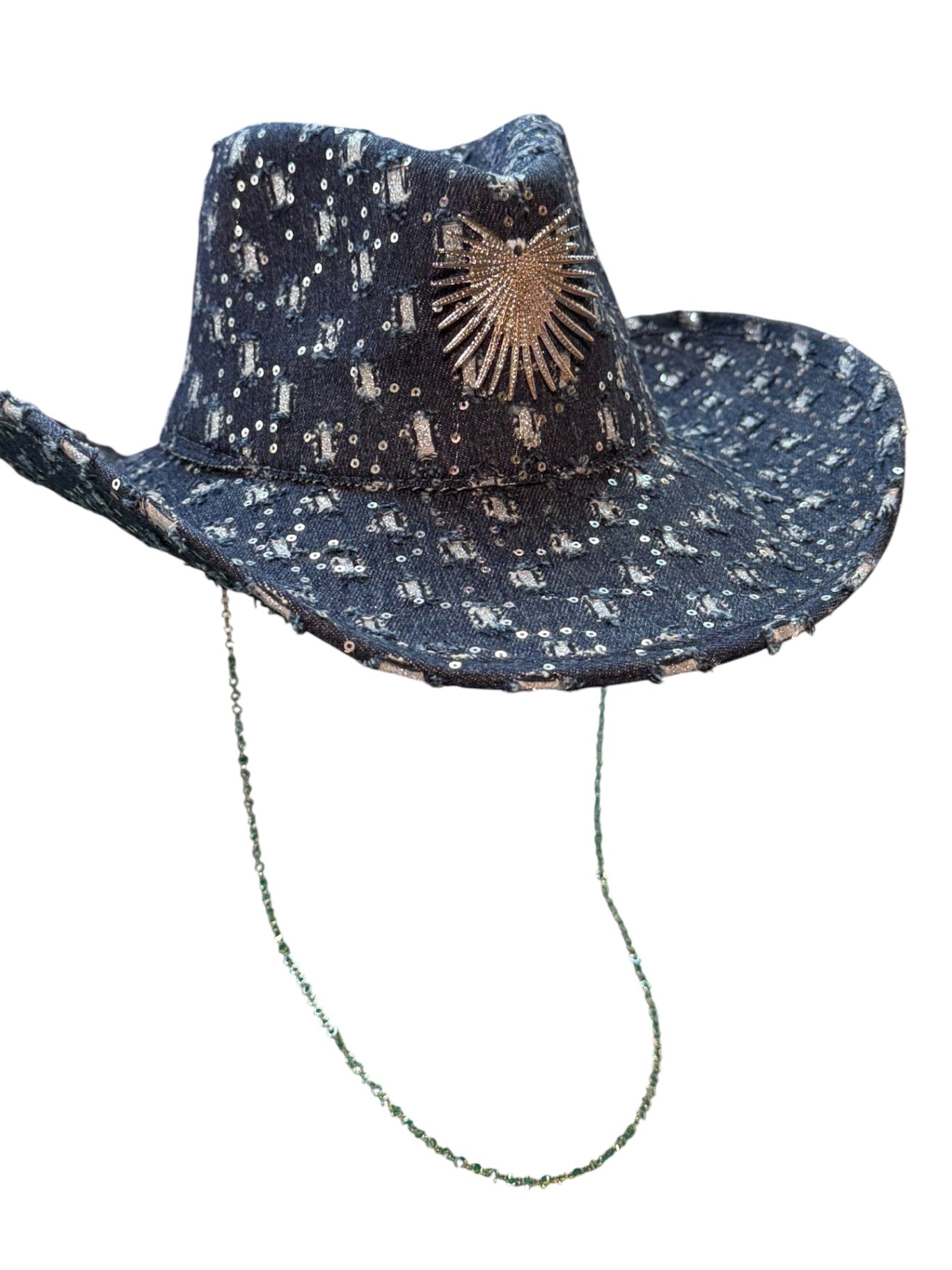 Deco Denim Cowboy Hat Dark
