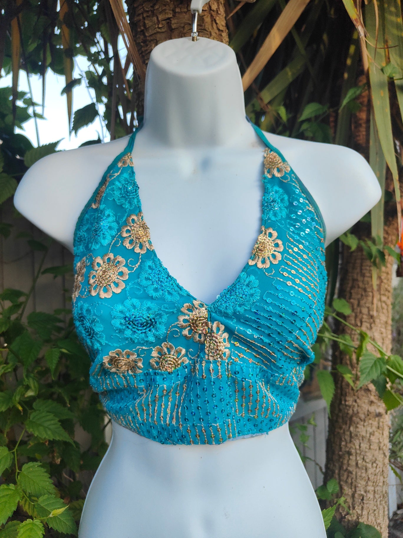 Halter neck top/ Jewel Bralette
