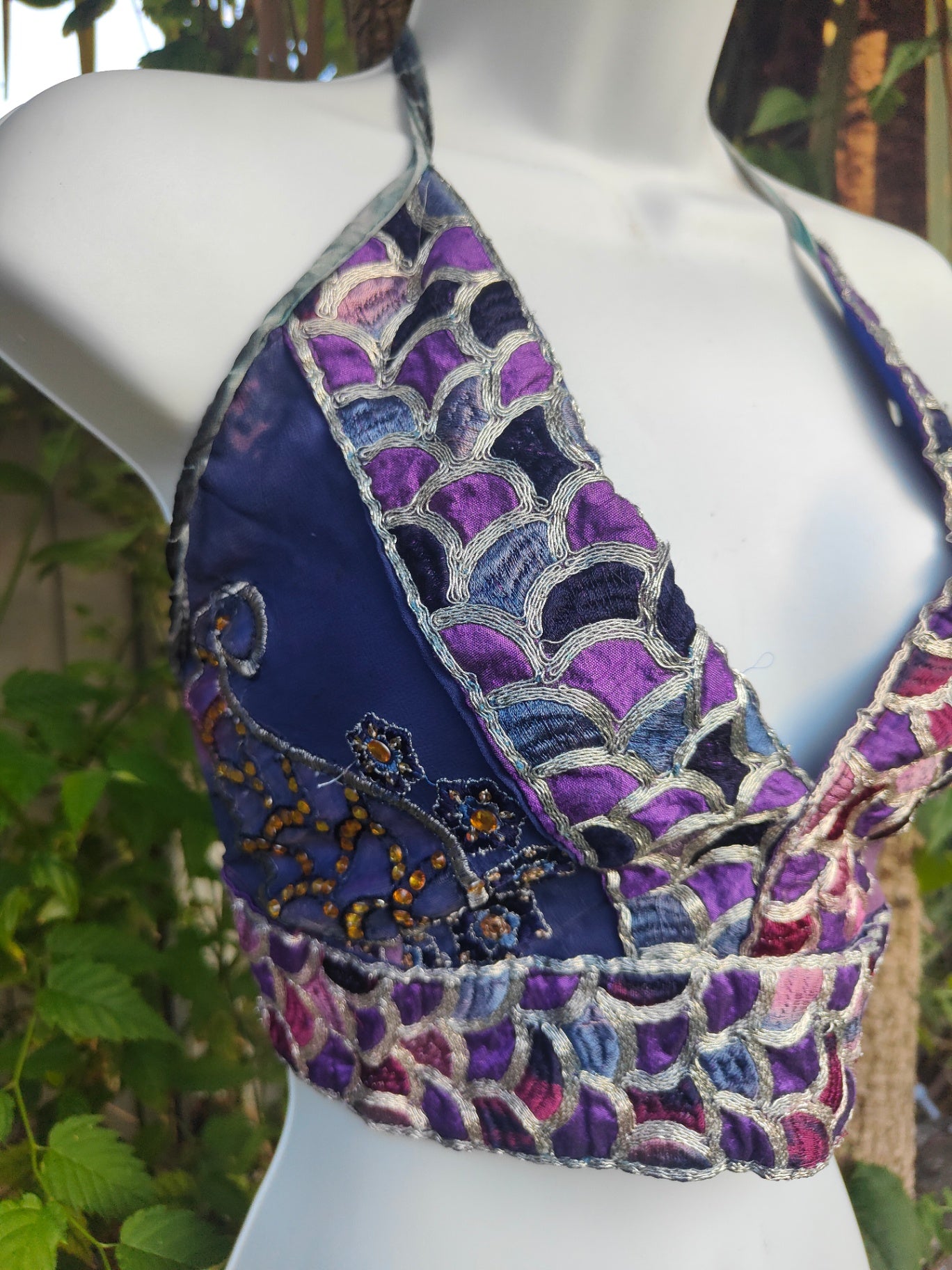 Halter neck top/ Jewel Bralette