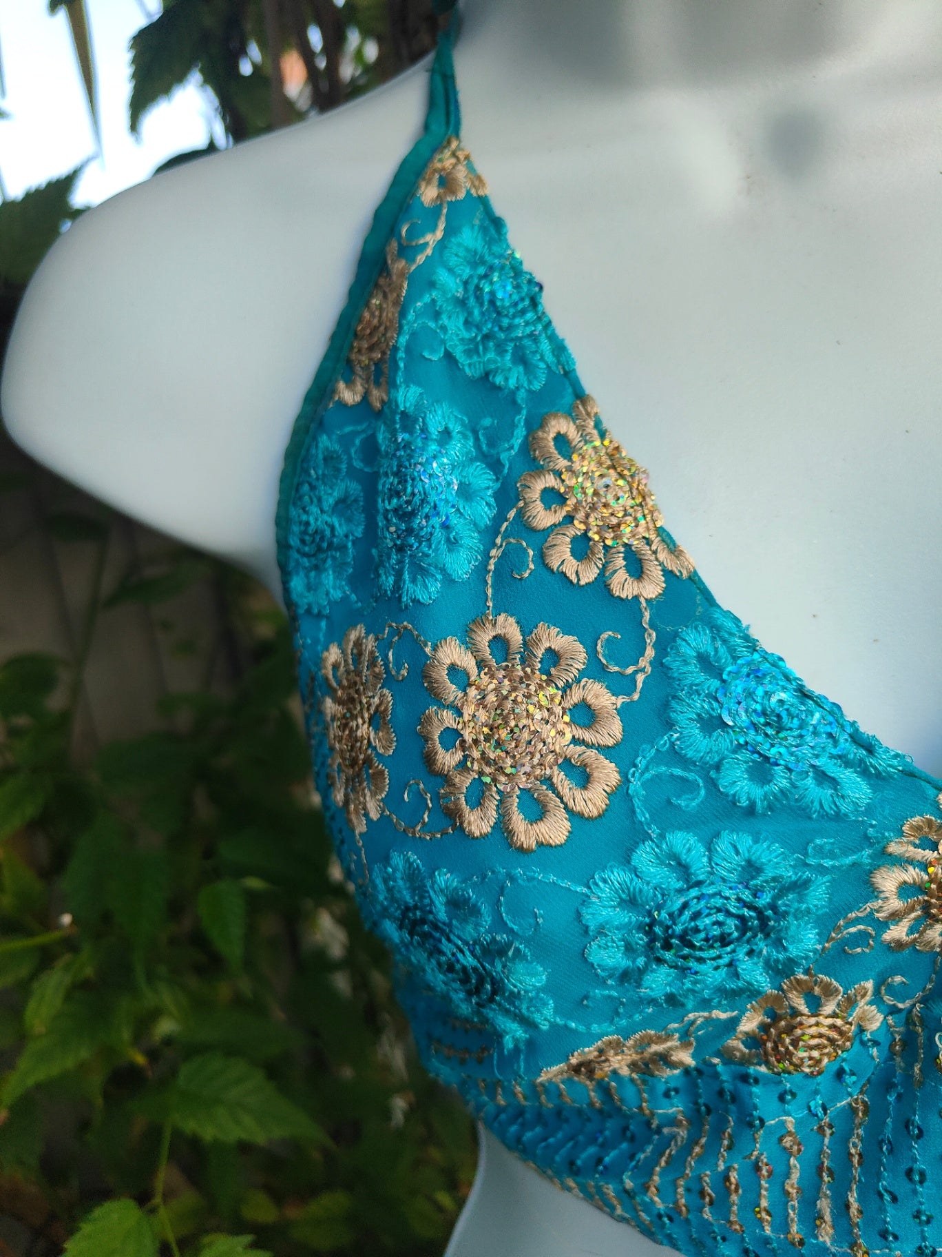 Halter neck top/ Jewel Bralette