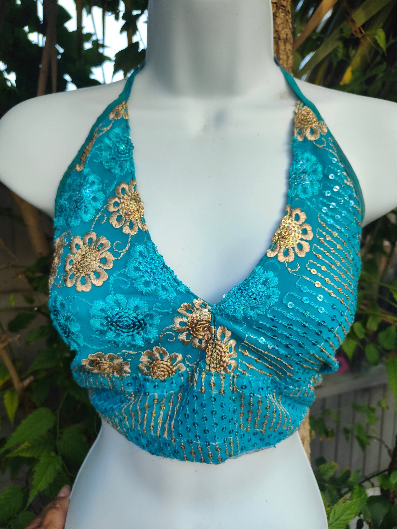 Halter neck top/ Jewel Bralette