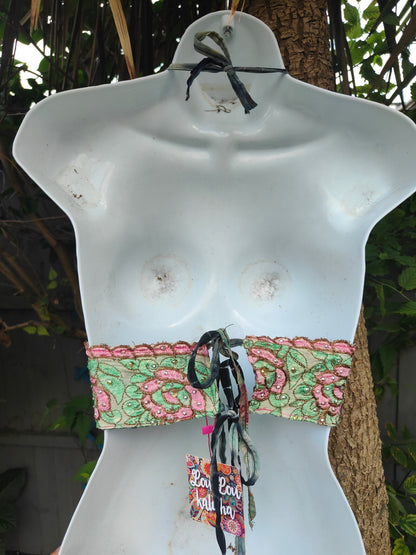 Halter Jewel Bralette Top