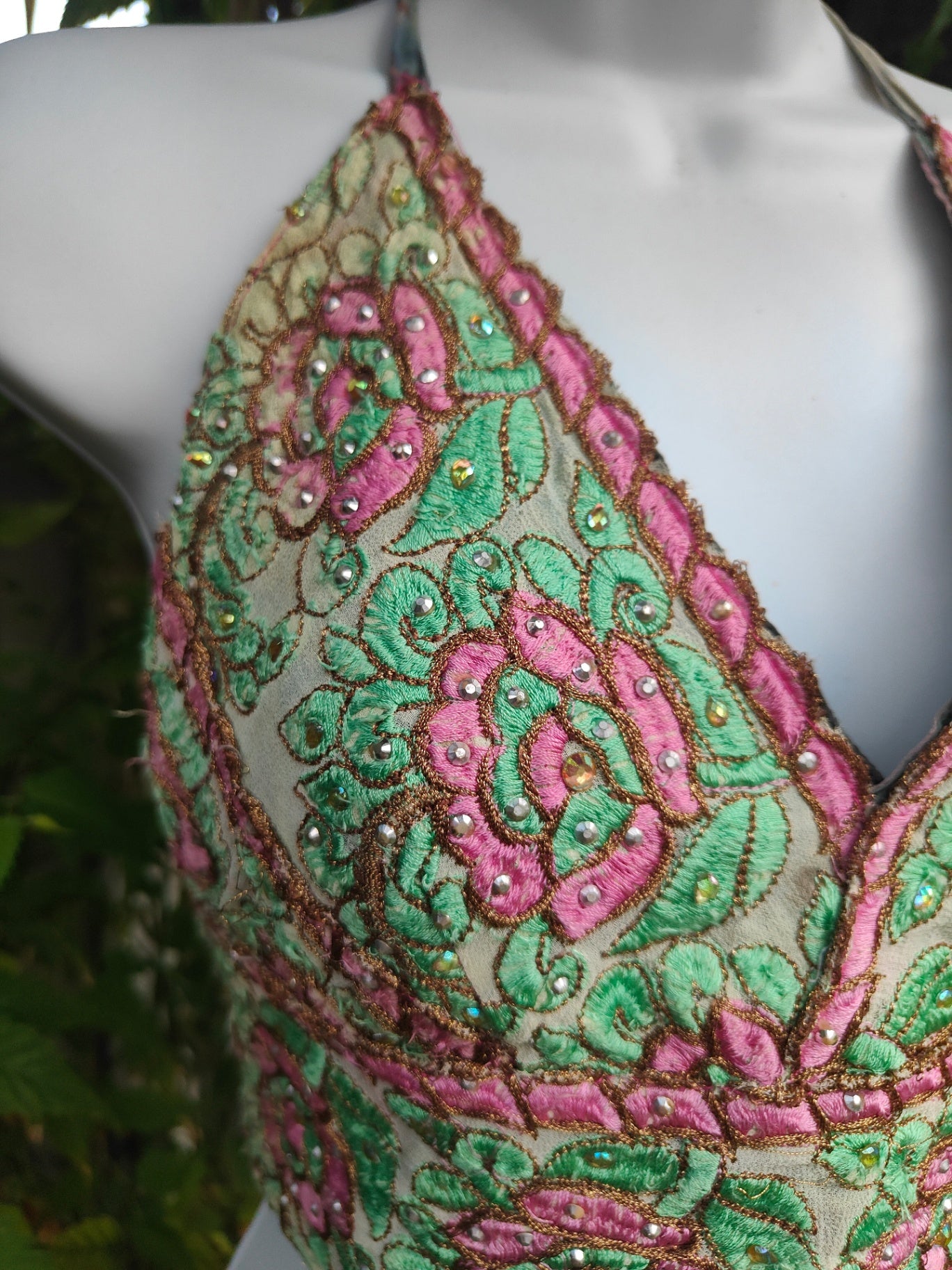 Halter Jewel Bralette Top