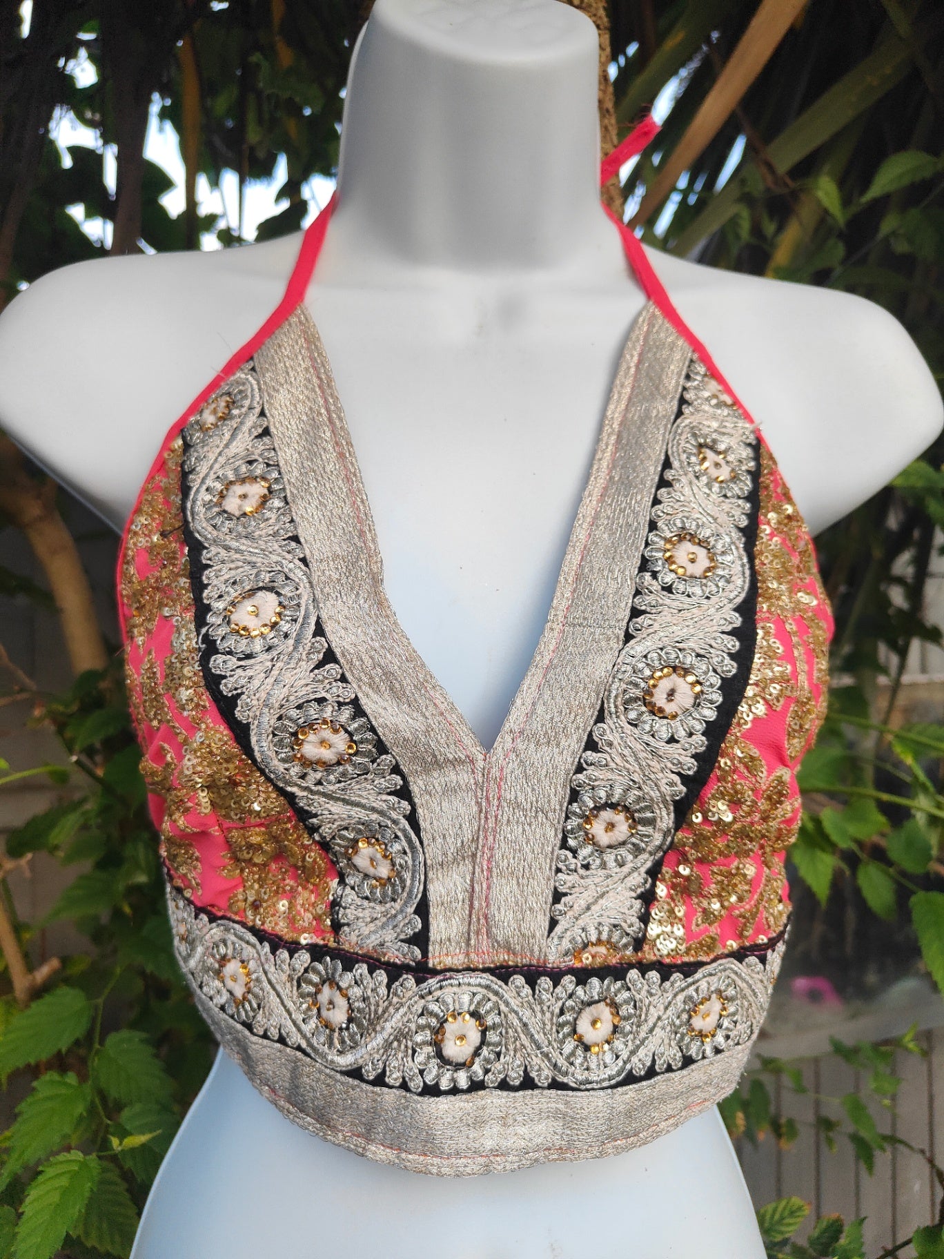 Halter Jewel Bralette Top